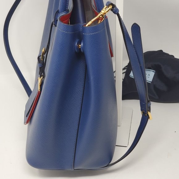 Prada Double Cuir Medium Saffiano Crossbody Bag - Picture 4 of 16